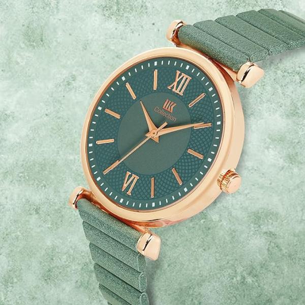 Additional Image - High-Value Feature First: Highlights the aesthetic core feature next: "Round Dial Analog Quartz Watch for Ladies".