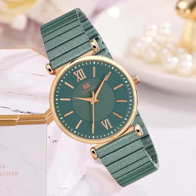 High-Value Feature First: Highlights the aesthetic core feature next: "Round Dial Analog Quartz Watch for Ladies". - Buy at Best Price ₹820